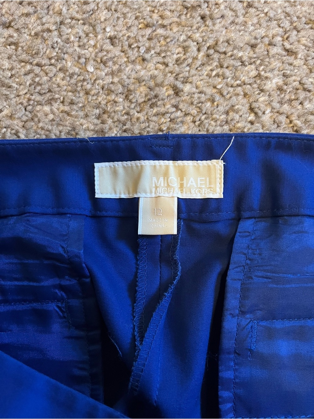 Michael Kors Royal Blue Women's Shorts Size 12 - Picture 6 of 7